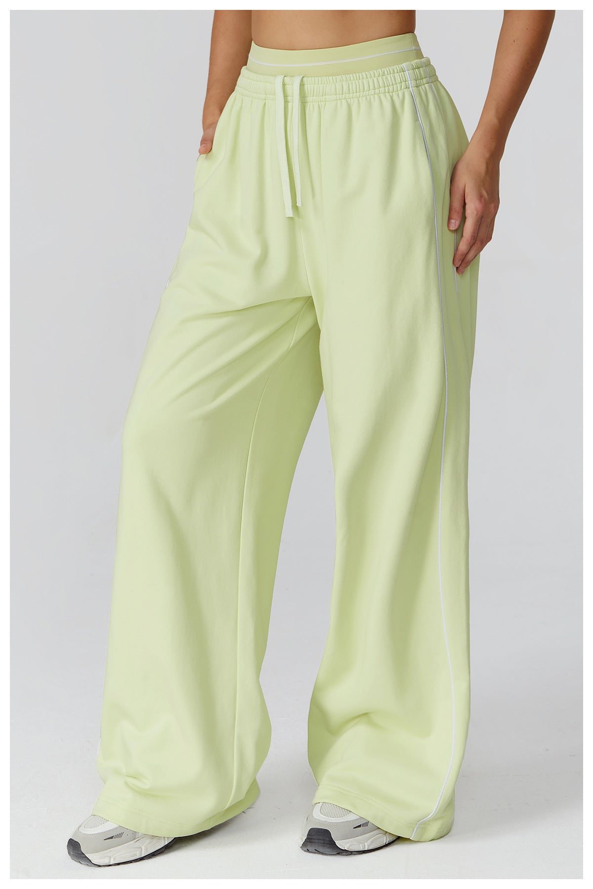High Waist Straight Sweatpants