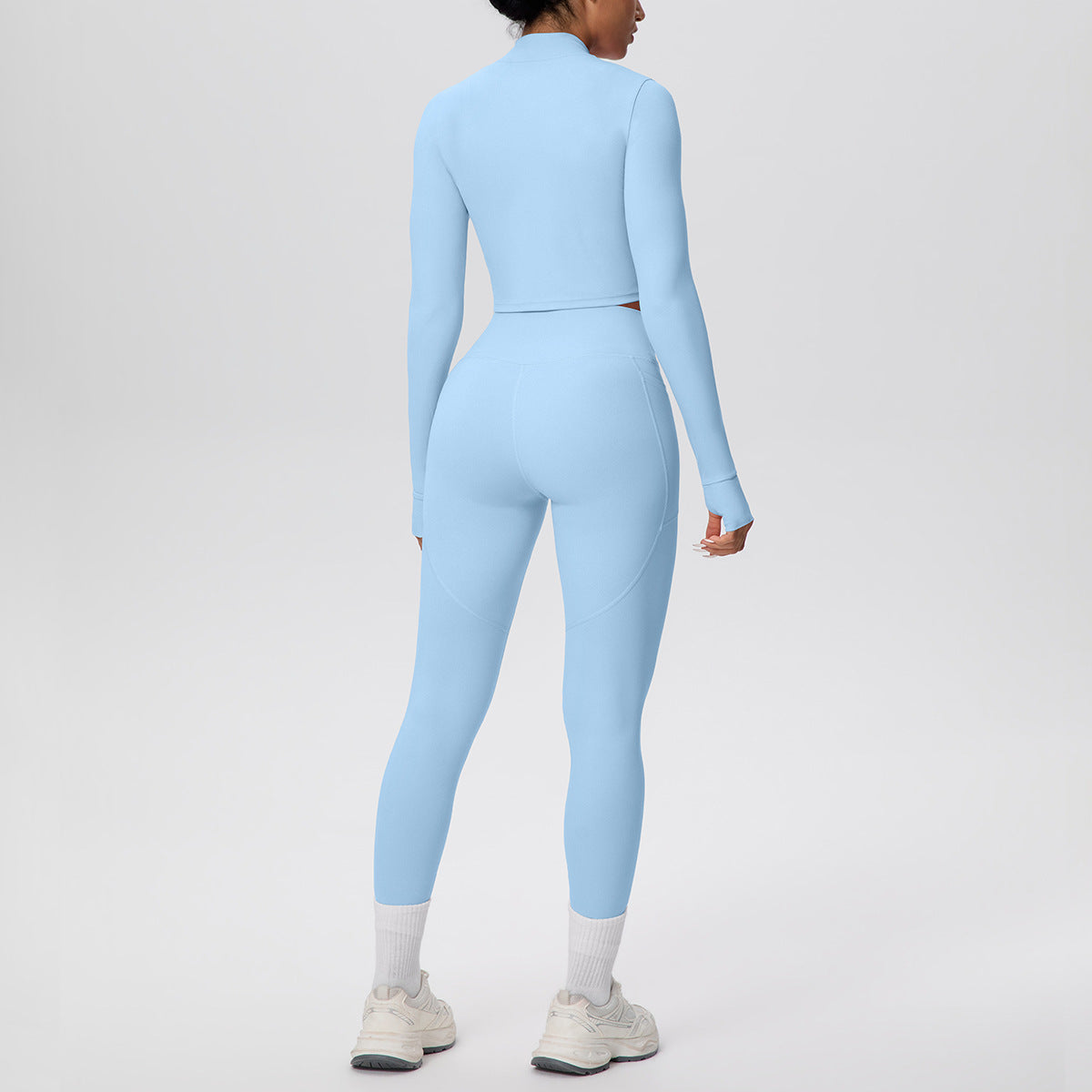 High Waist Nude Feel Hip Lifting Yoga Set