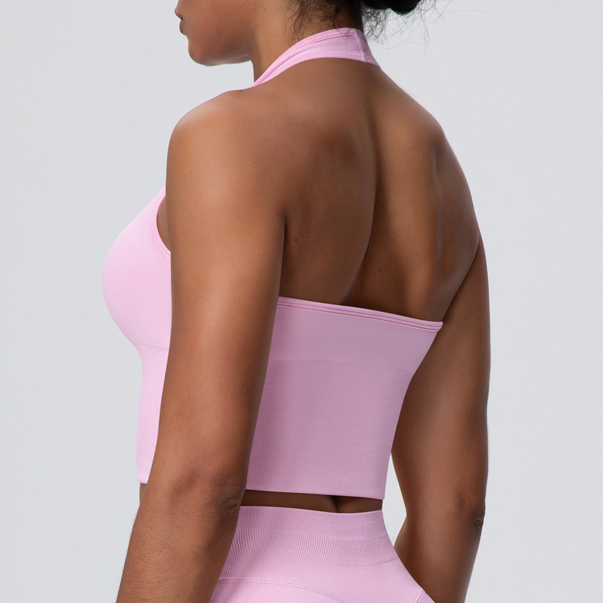 Solid Halter Bra