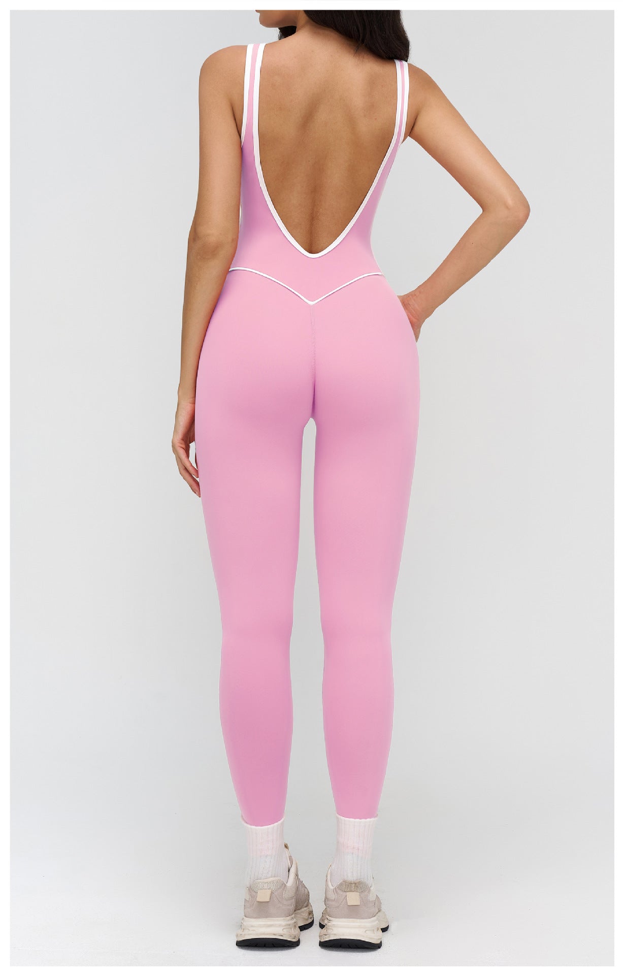 Nude Feel Yoga Bodysuit Contrast
