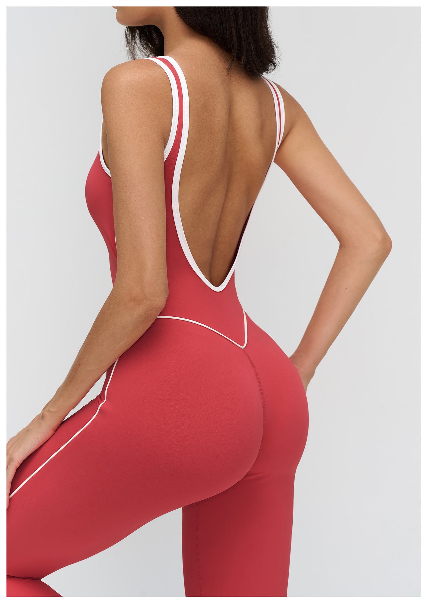 Nude Feel Yoga Bodysuit Contrast