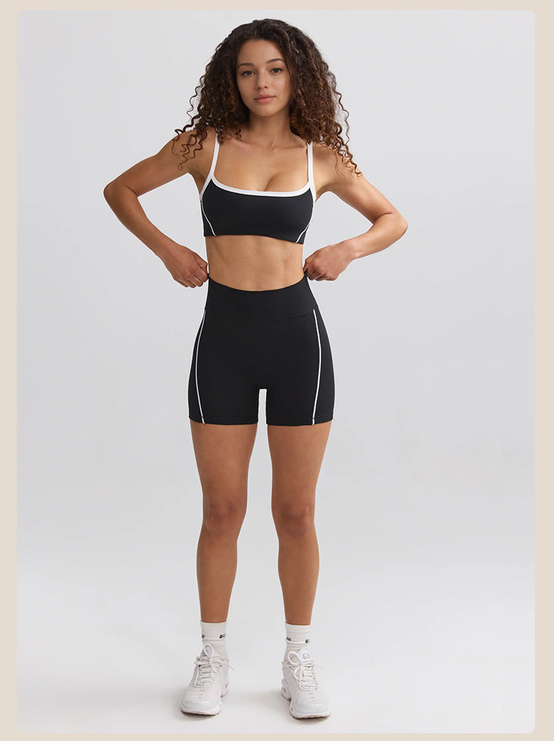High Waist Hip Lift Running Workout Shorts