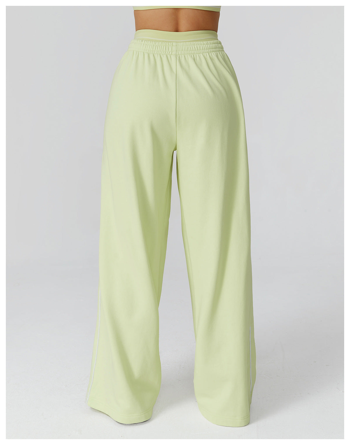 High Waist Straight Sweatpants