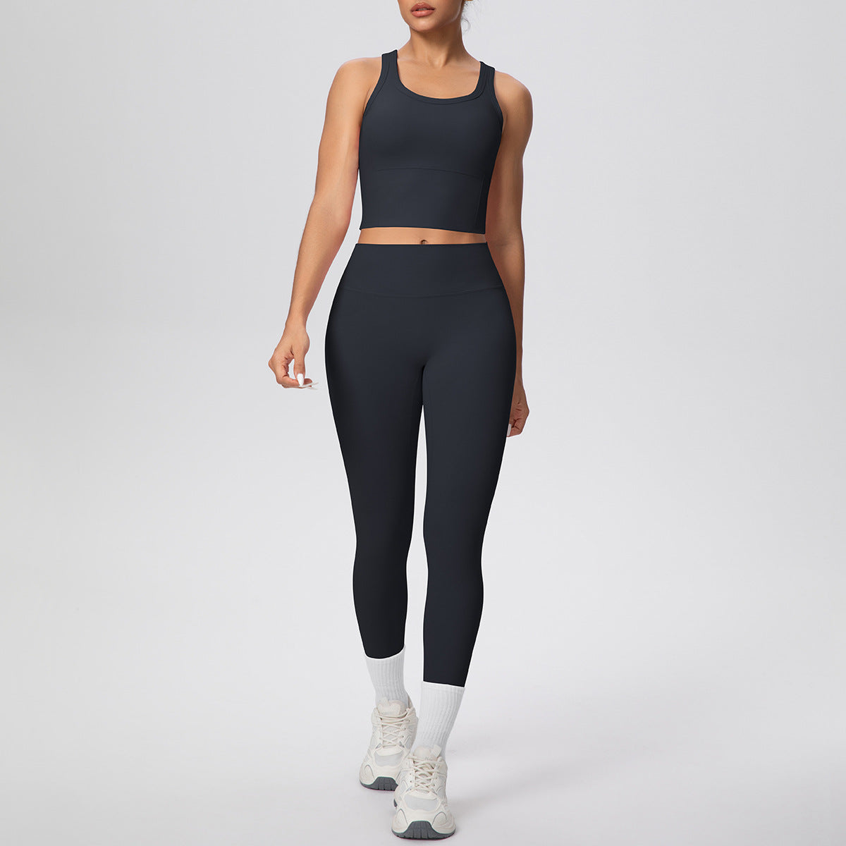 Vest Trousers Suit-Black