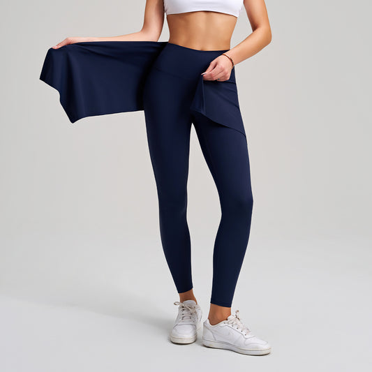 Two Piece Set Nude Feel Yoga Pants Outer Wear