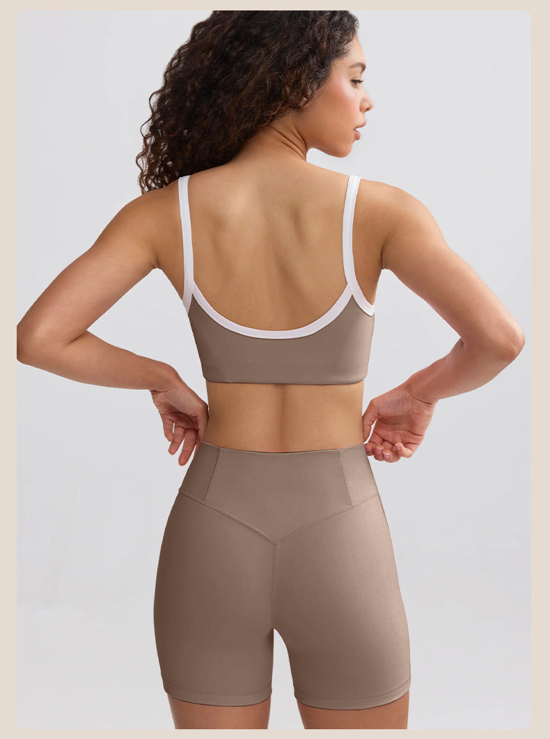 High Waist Hip Lift Running Workout Shorts