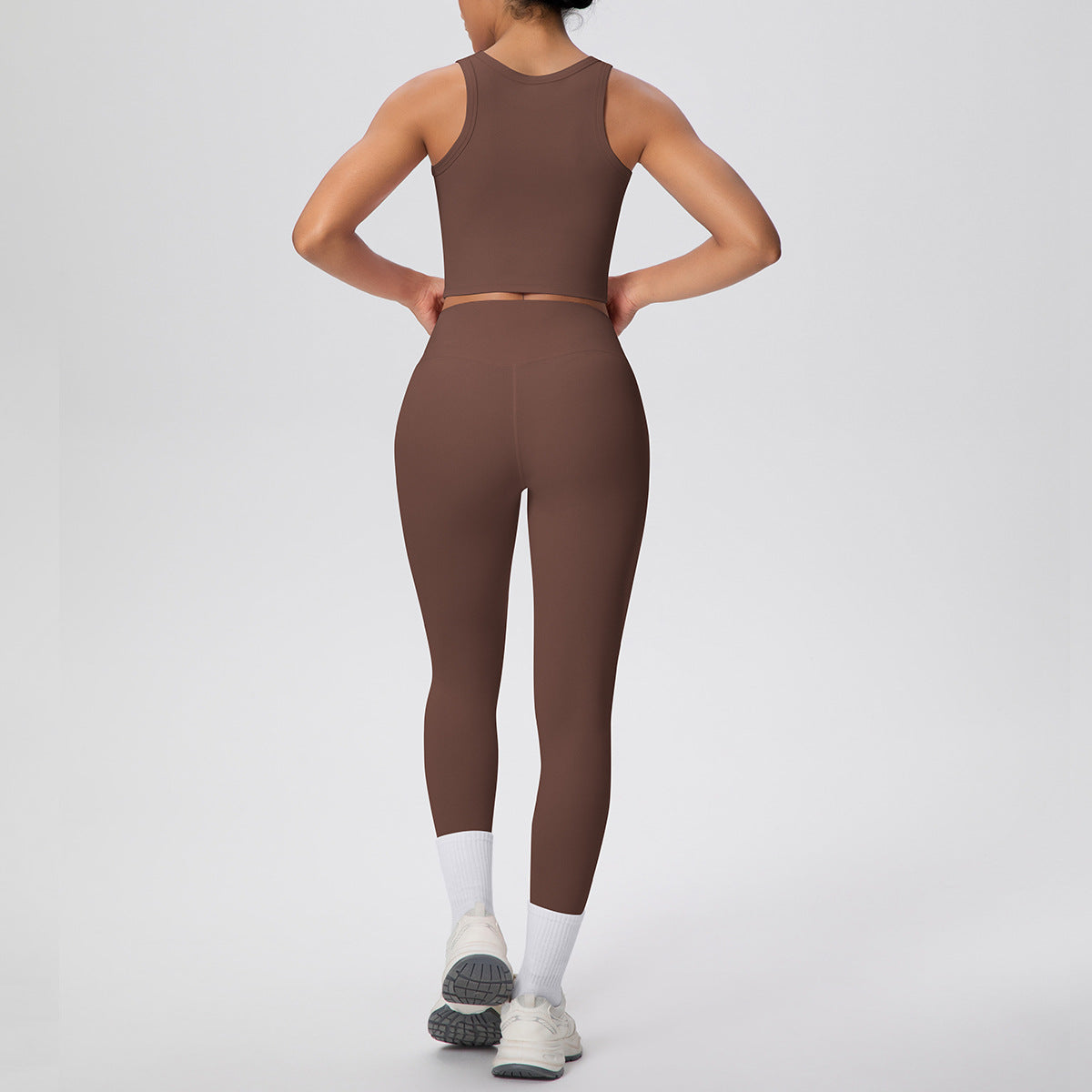 Breathable Slim Fit Vest +Yoga Pants