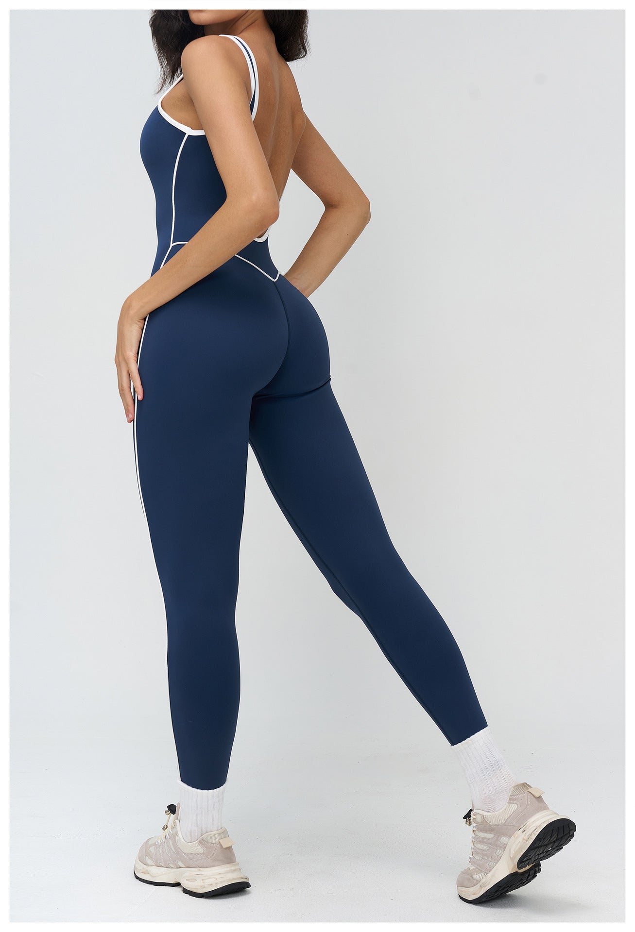Nude Feel Yoga Bodysuit Contrast