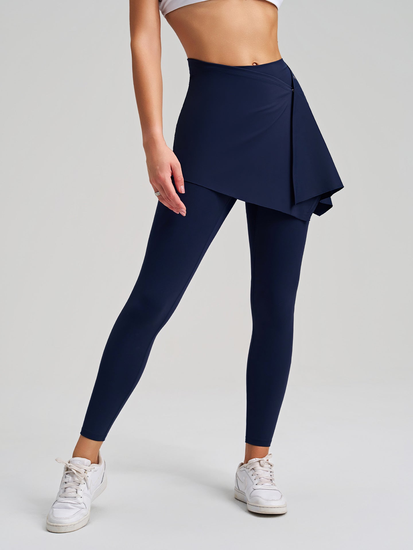 Two Piece Set Nude Feel Yoga Pants Outer Wear