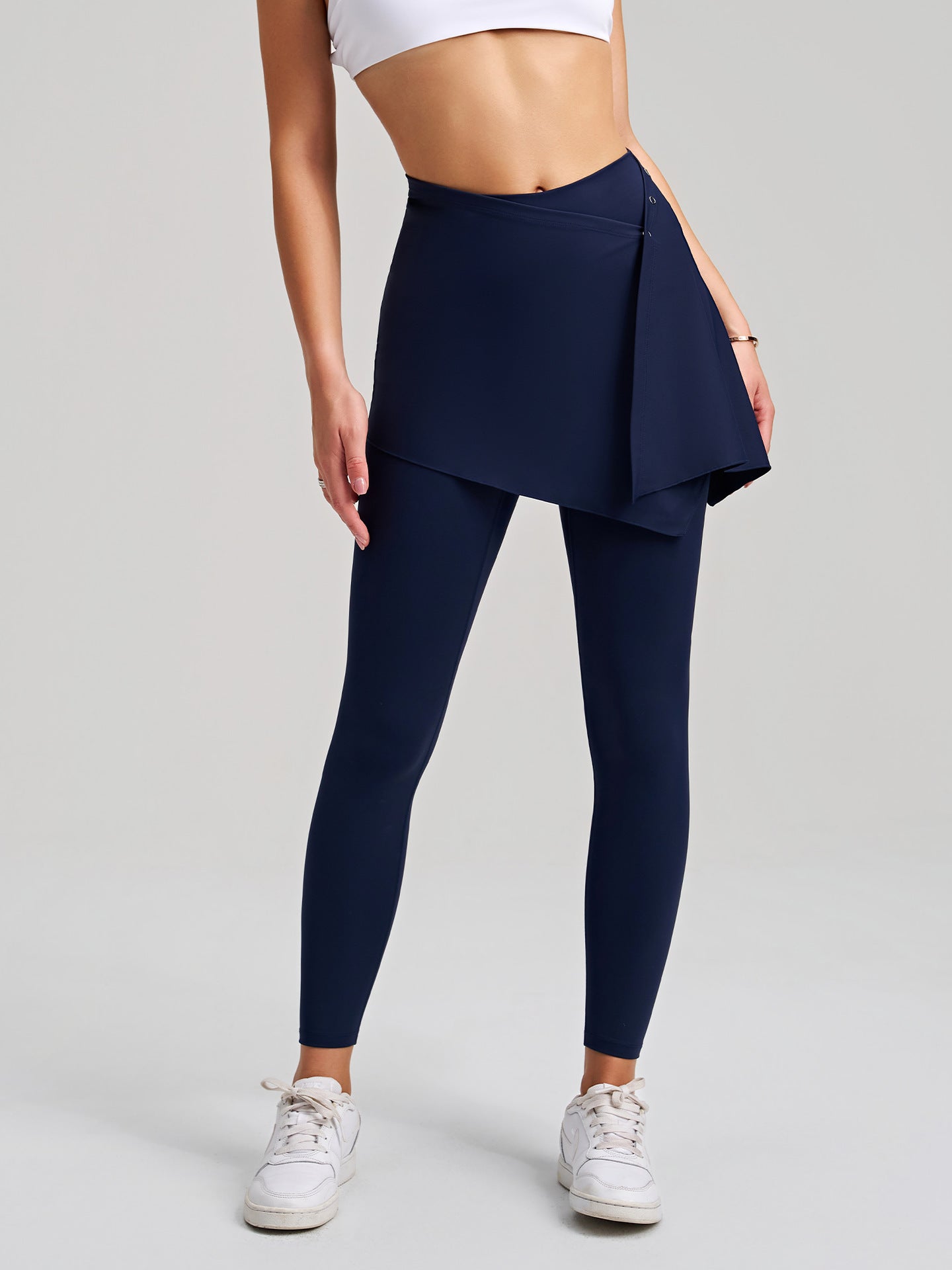 Two Piece Set Nude Feel Yoga Pants Outer Wear