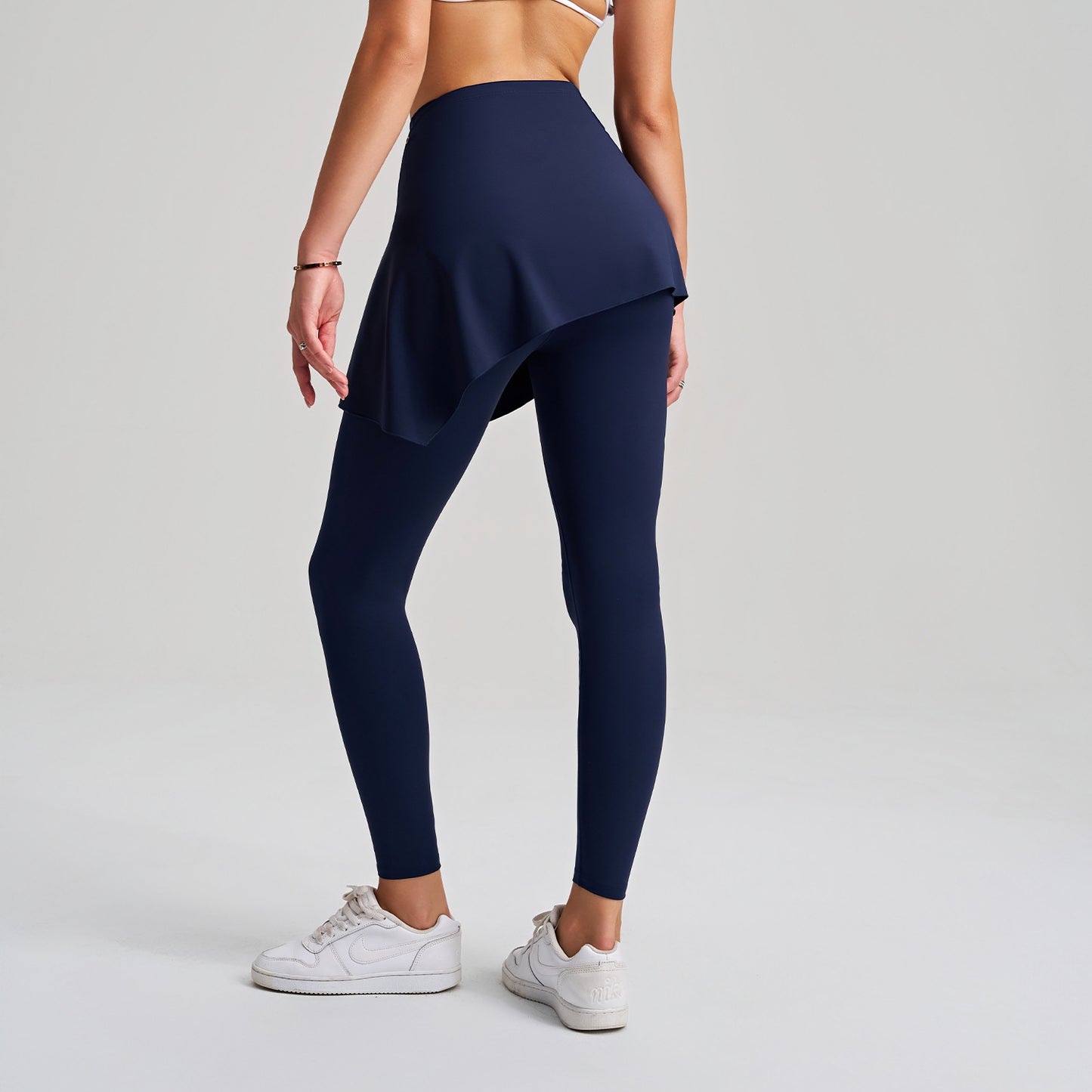 Two Piece Set Nude Feel Yoga Pants Outer Wear