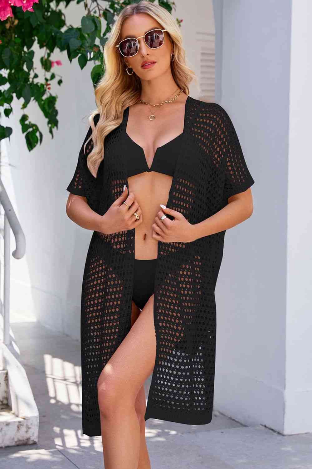 Let's See Tie Waist Cover Up
